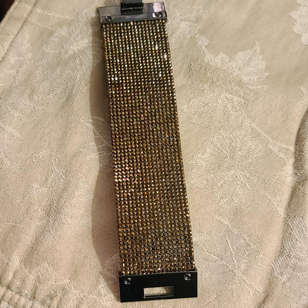 Gorgeous bedazzled bracelet.  Never worn.